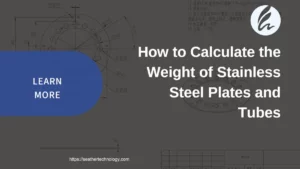 calculate the weight of stainless steel plates tubes